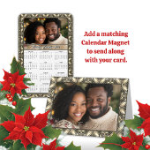 Foto van Brown Peace & Joy Holiday Kaart