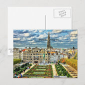Foto van Brussel, België Briefkaart (Voorkant / Achterkant)