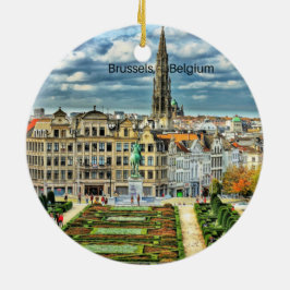 Foto van Brussel, België Keramisch Ornament
