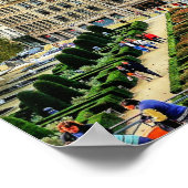 Foto van Brussel, België Poster (Hoek)