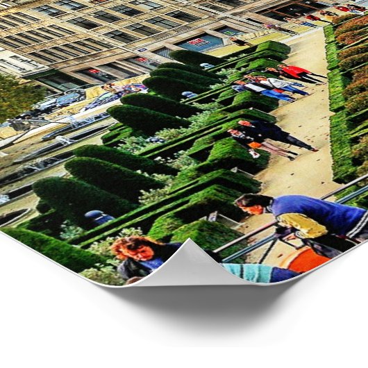 Foto van Brussel, België Poster (Hoek)