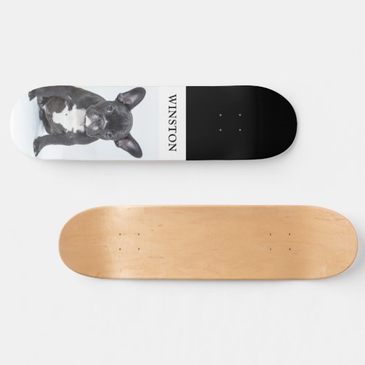 Foto van Bulldog Pet Persoonlijk Skateboard (Horizontaal)