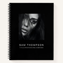 Foto van Business Employee Modern minimalist Black Notitieboek