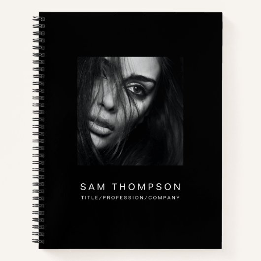Foto van Business Employee Modern minimalist Black Notitieboek (Voorkant)