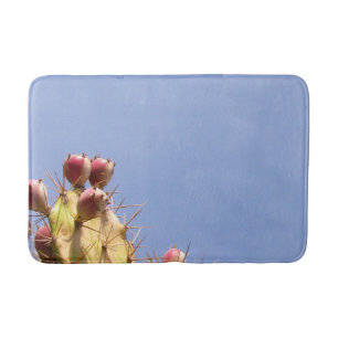 Foto van Cactus en Blue Sky Badmat