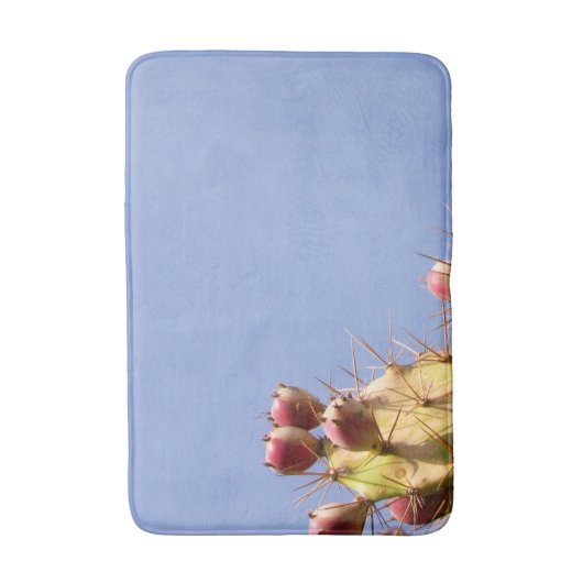 Foto van Cactus en Blue Sky Badmat (Voorkant Verticaal)