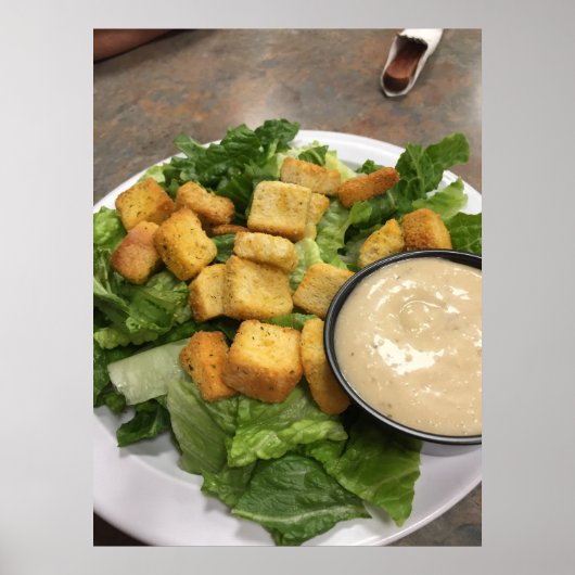 Foto van Caesar Salad Poster (Voorkant)