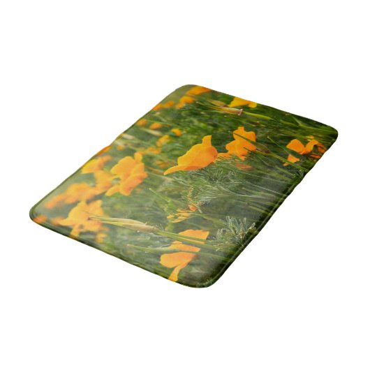 Foto van California Poppy Patch Badmat (Gekanteld)