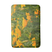 Foto van California Poppy Patch Badmat (Voorkant Verticaal)