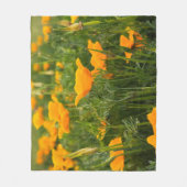 Foto van California Poppy Patch Fleece Deken (Voorkant)