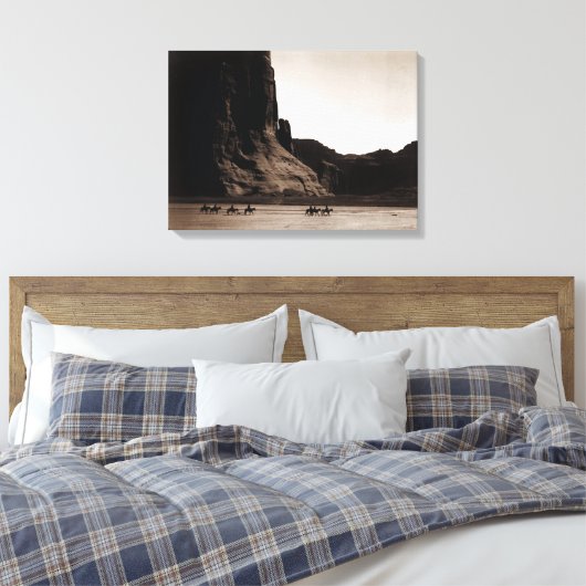  foto van Canyon de Chelly Canvas Afdruk (Insitu (Slaapkamer))