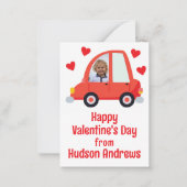 Foto van Car Classroom Valentijnsdag Kaarten Notitiekaartje (Voorkant)