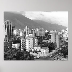  foto van Caracas Venezuela Poster
