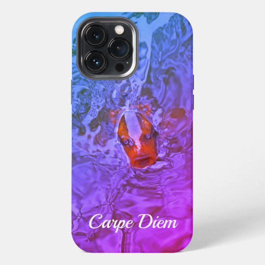 Foto van Carpe Diem Pond Fish Fun iPhone Hoesje (Achterkant)