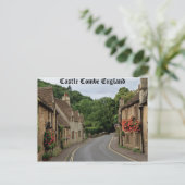 Foto van Castle Combe England met hoge def Briefkaart (Staand voorkant)