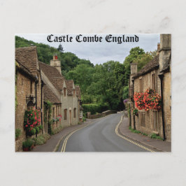 Foto van Castle Combe England met hoge def Briefkaart