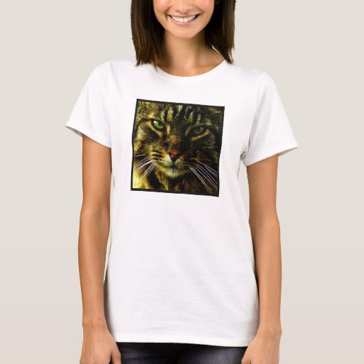 Foto van Cat Hypnotizing T-shirt (Voorkant)