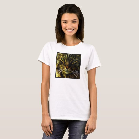 Foto van Cat Hypnotizing T-shirt (Voorkant volledig)
