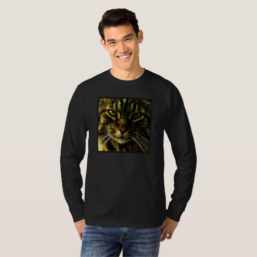 Foto van Cat Hypnotizing T-shirt (Voorkant volledig)