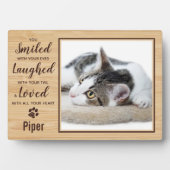 Foto van Cat Memorial Pet Loss Fotoplaat (voorkant)