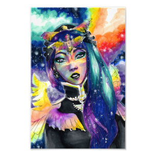 Foto van Celestial Fantasy Girl Afdruk