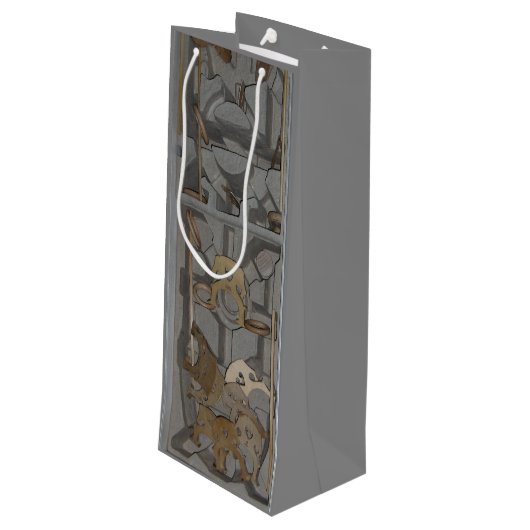 Foto van Cello Bridge Wijn Cadeautas (Achterkant Gekanteld)