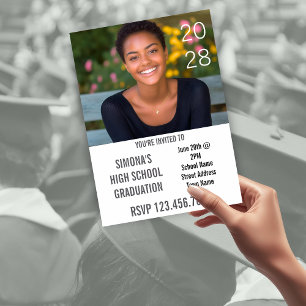 Foto van Chalkboard Girl voor het eindexamenjaar v Kaart