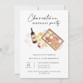 Foto van Charcuterie Board Wine Cheese Birthday Kaart (Voorkant)