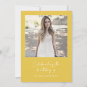 Foto van Charcuterie Board Wine Cheese Birthday Kaart (Achterkant)