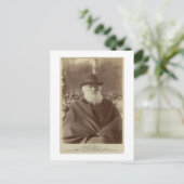 Foto van Charles Darwin, 29 november 1881 Briefkaart (Staand voorkant)