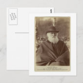 Foto van Charles Darwin, 29 november 1881 Briefkaart (Voorkant / Achterkant)