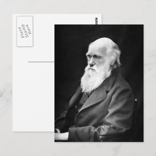 Foto van Charles Darwin Briefkaart (Voorkant / Achterkant)