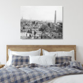  foto van Charlestown Massachusetts Canvas Afdruk (Insitu (Slaapkamer))