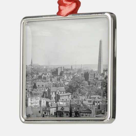  foto van Charlestown Massachusetts Metalen Ornament (Links)