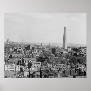  foto van Charlestown Massachusetts Poster