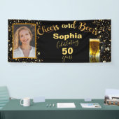 Foto van Cheers & Beers 50th Birthday Spandoek (Beurs)