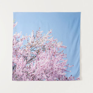 FOTO VAN CHERRY BLOSSOM TREE WANDKLEED