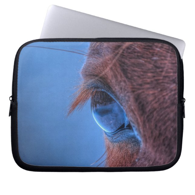 Foto van Chestnut Horse Equine Laptop Sleeve (Voorkant)