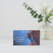 Foto van Chestnut Horse Equine Visitekaartje (Staand voorkant)