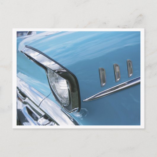 foto van Chevy Car Grill 1957 Briefkaart (Voorkant)