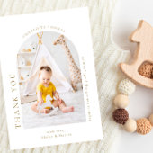 Foto van Chic Baby shower Arch Briefkaart