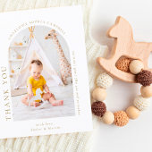 Foto van Chic Baby shower Arch Briefkaart