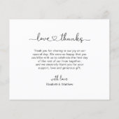 Foto van Chic Budget Collage Weddenschap Bedankt F Flyer (Achterkant)