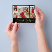 Foto van Chic Budget Collage Weddenschap Bedankt F Flyer (Hand)