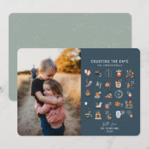 Foto van Chic Counting Days to Kerstmis Dark Navy