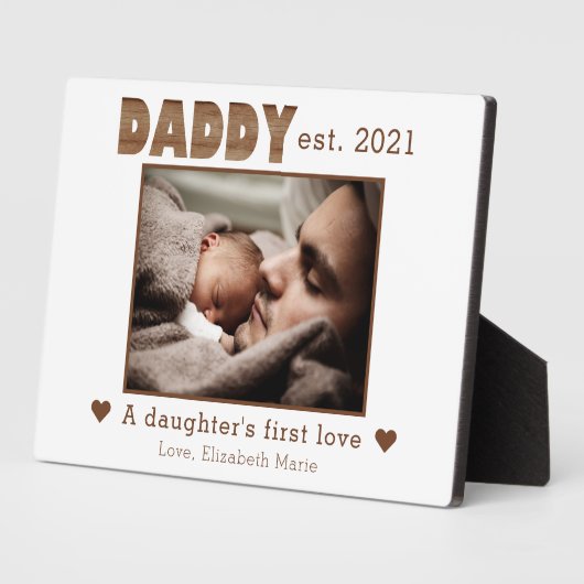 Foto van Chic Dad Builed Daughter's First Love Pho Fotoplaat (Zijkant)