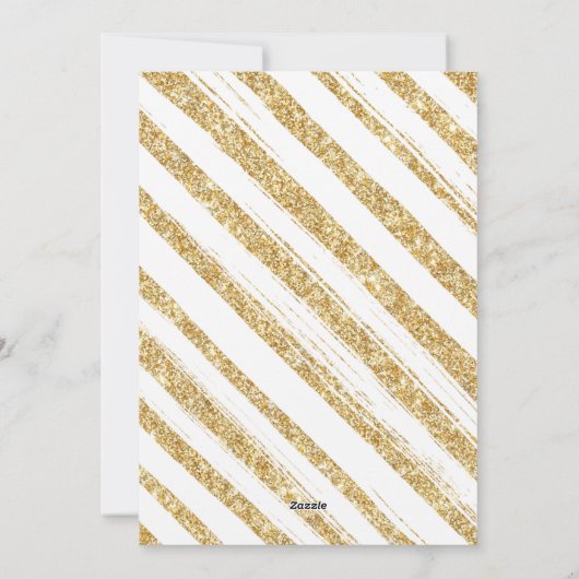 Foto van Chic Festive Snowflake Feestdagenkaart (Achterkant)