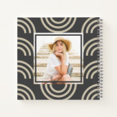 Foto van Chic Gray Rainbow Notitieboek (Achterkant)