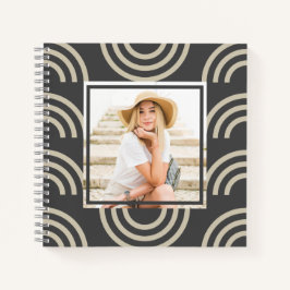 Foto van Chic Gray Rainbow Notitieboek