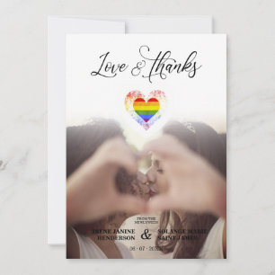 Foto van Chic Love & Bedankt LGBT Rainbow Pride He